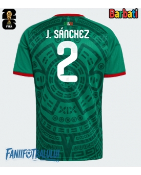 Mexic Jorge Sanchez #2 Tricou Fotbal Replică Mondial 2026 Barbati Acasa